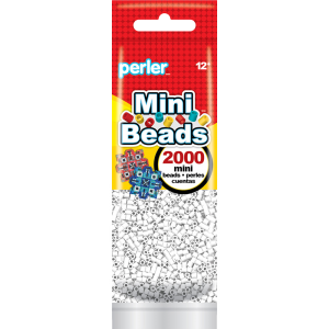 2000 Mini Beads White - Blanco